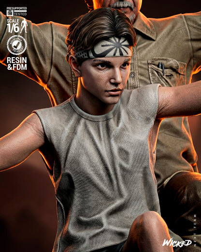 Karate Kid Diorama 3D-Printed Kit