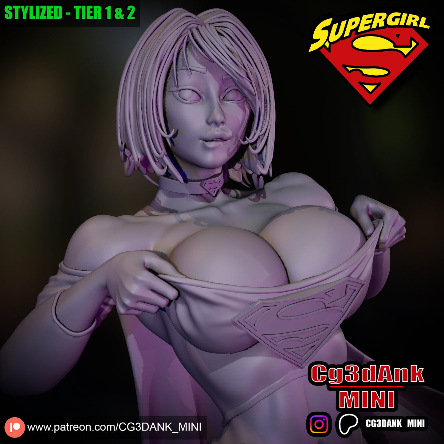 Supergirl Statue