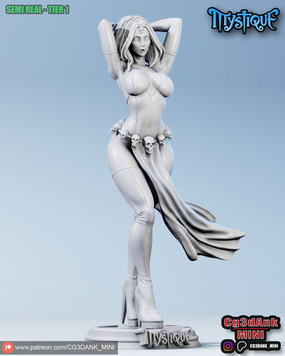 Mystique Statue 3D-Printed Kit
