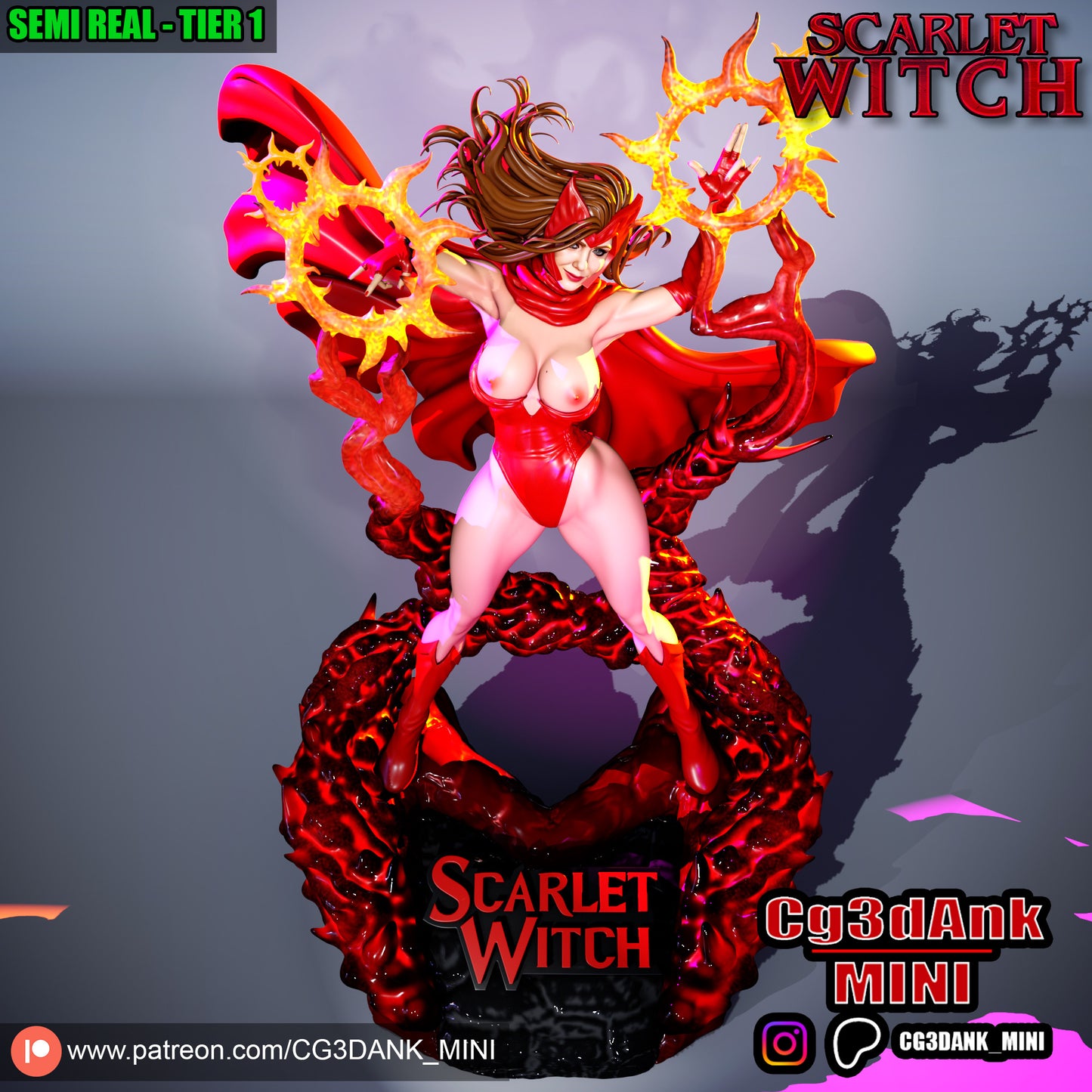 Scarlet Witch Statue