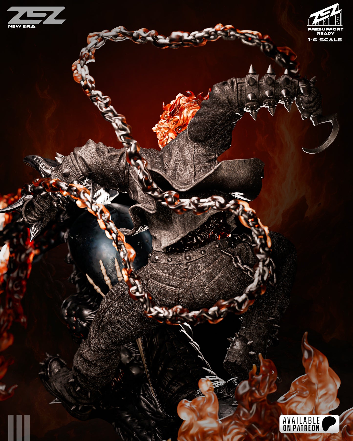 Ghost Rider Statue