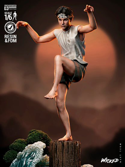 Daniel Larusso Statue 3D-Printed Kit