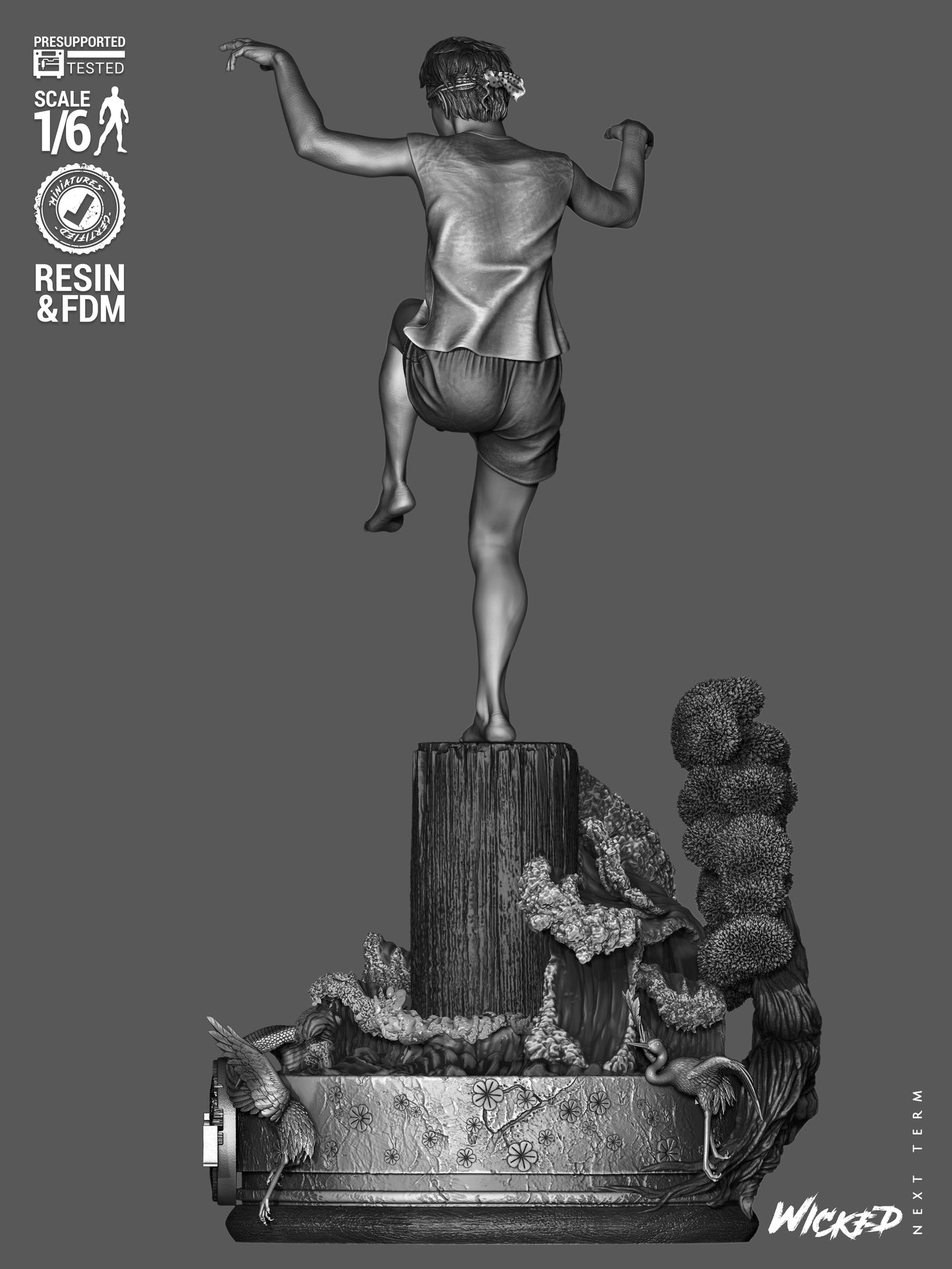 Daniel Larusso Statue 3D-Printed Kit