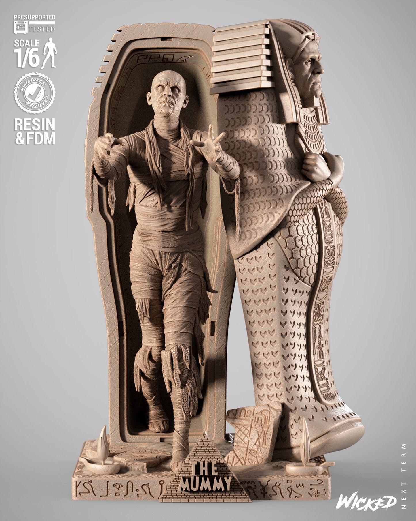 The Mummy Statue