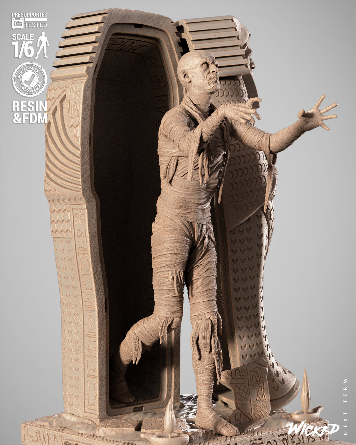 The Mummy Statue