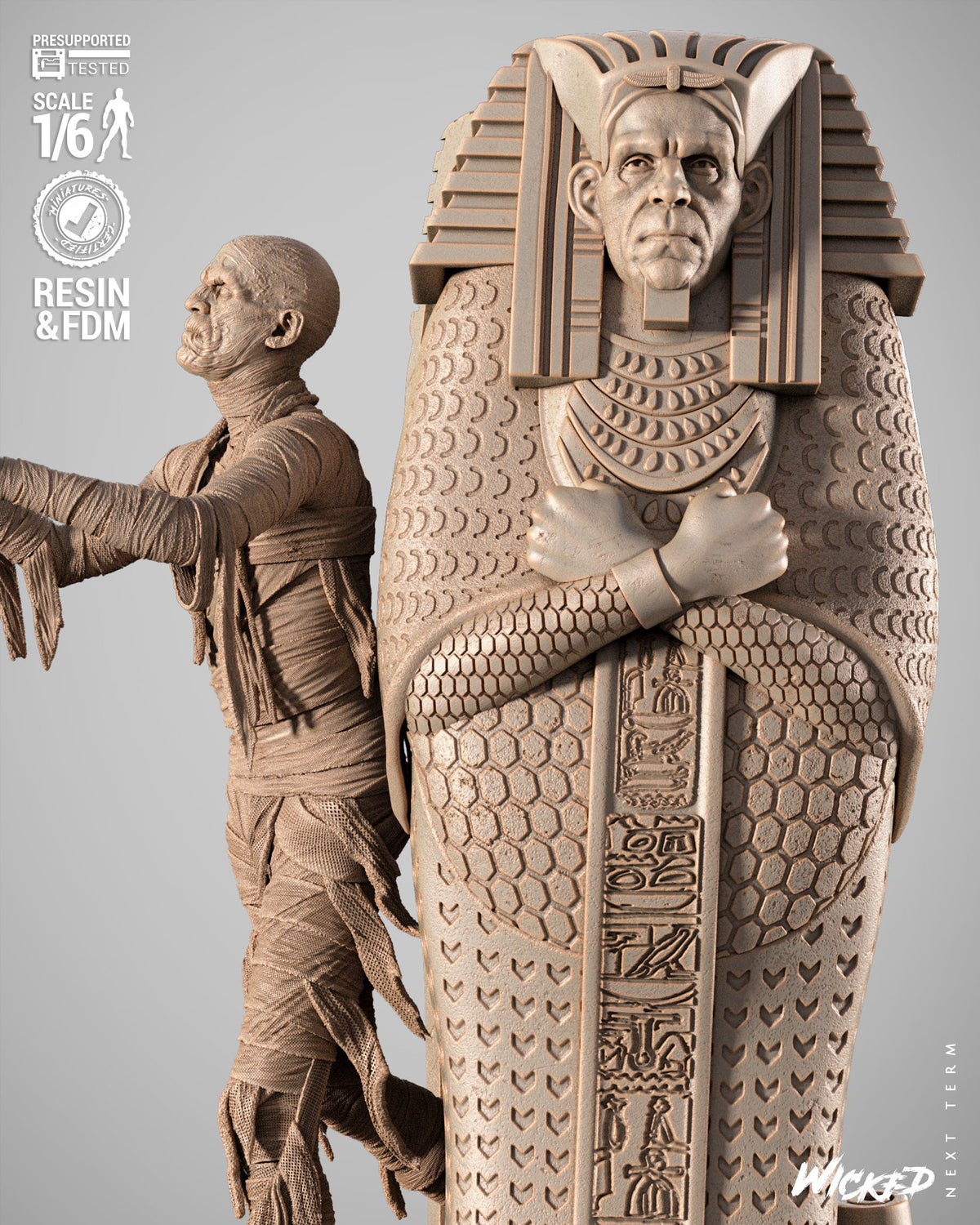 The Mummy Statue