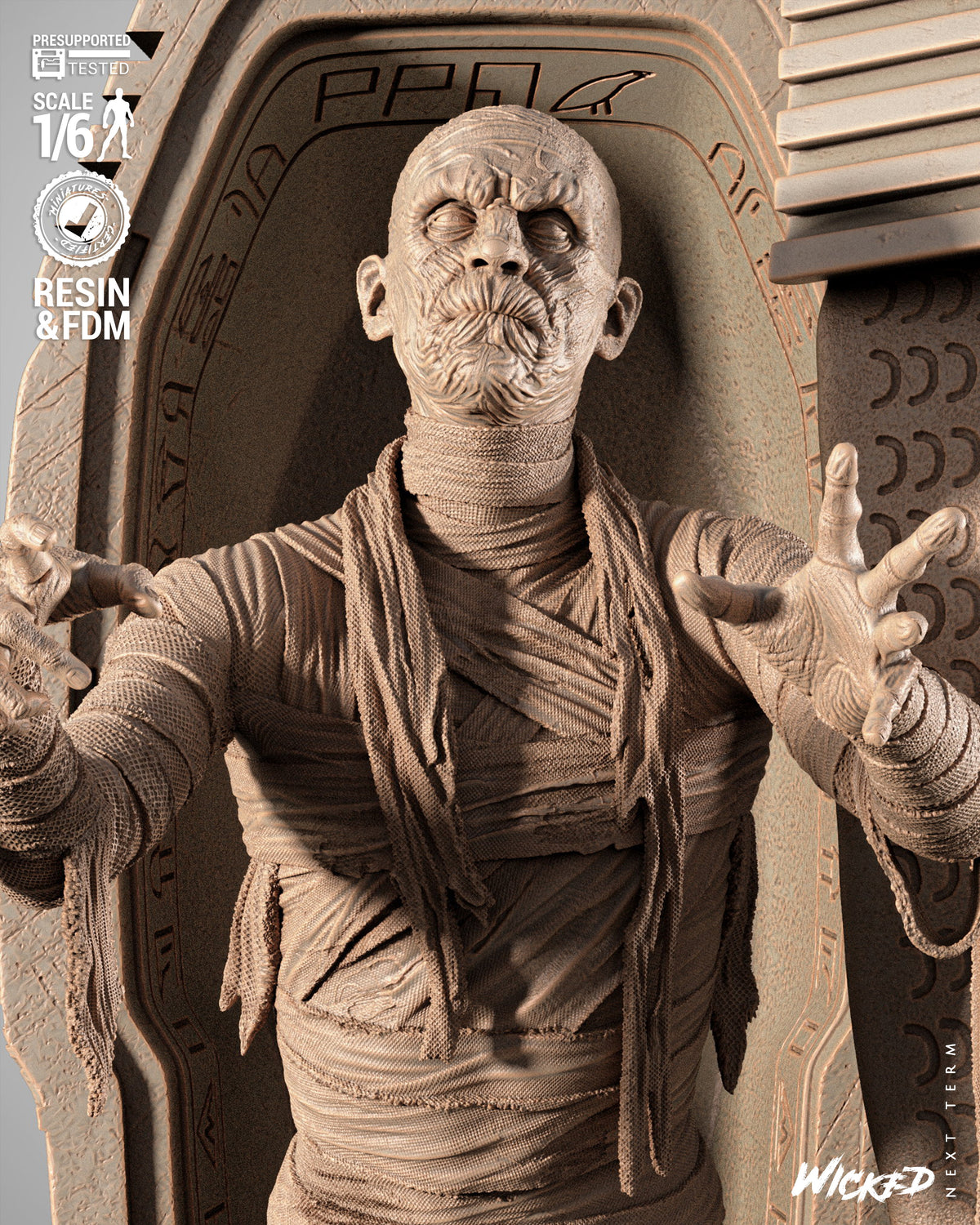 The Mummy Statue