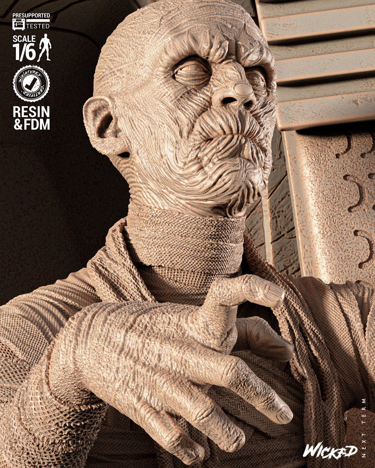 The Mummy Statue