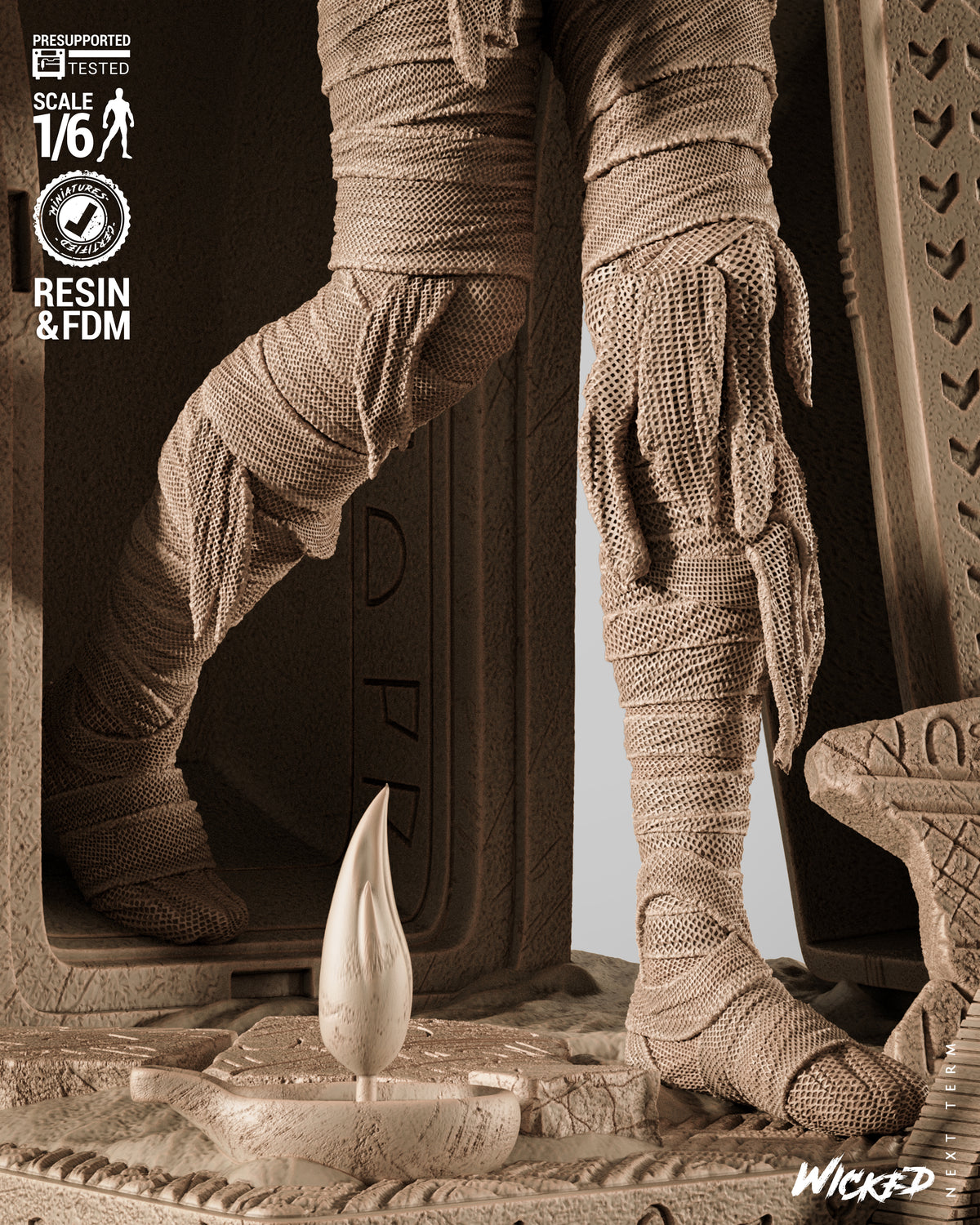 The Mummy Statue