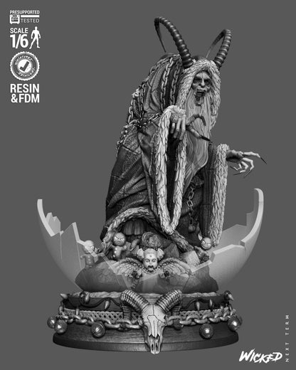 Krampus Statue 3D-Printed Kit