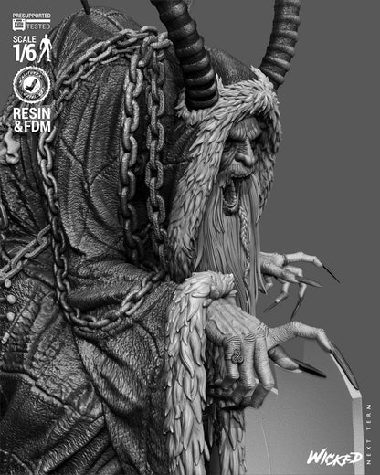Krampus Statue 3D-Printed Kit
