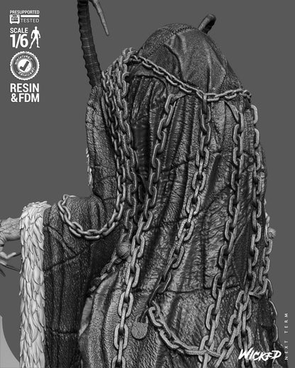 Krampus Statue 3D-Printed Kit