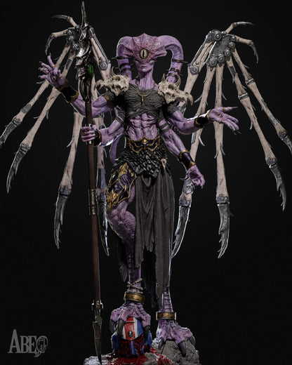Ninefold Sorcerer Statue 3D-Printed Kit