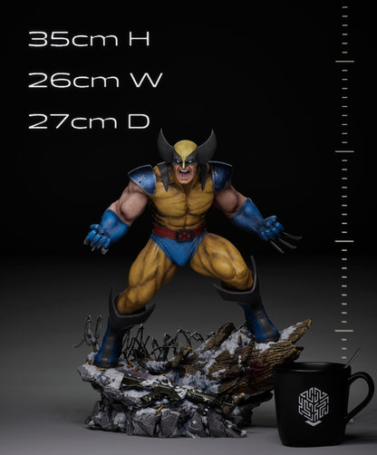 Wolverine Statue 3D-Printed Kit