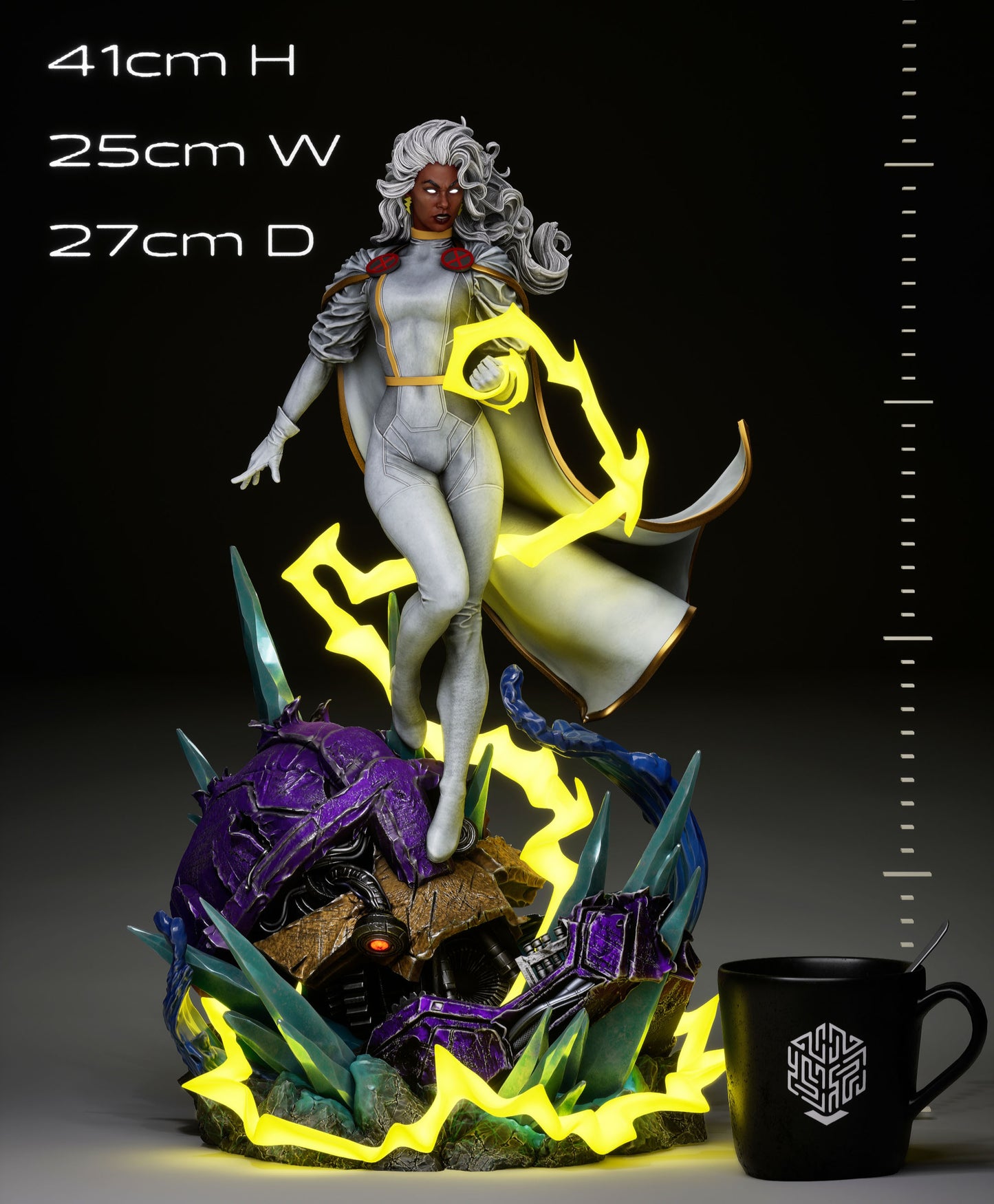 Storm Statue 3D-Printed Kit