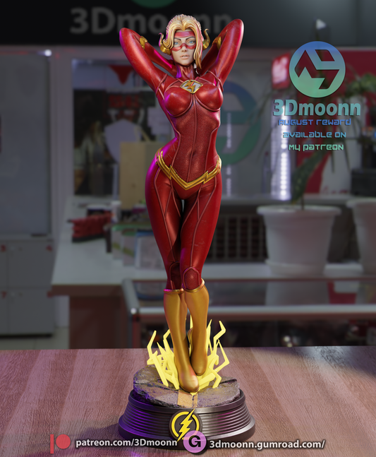 Lady Flash Statue