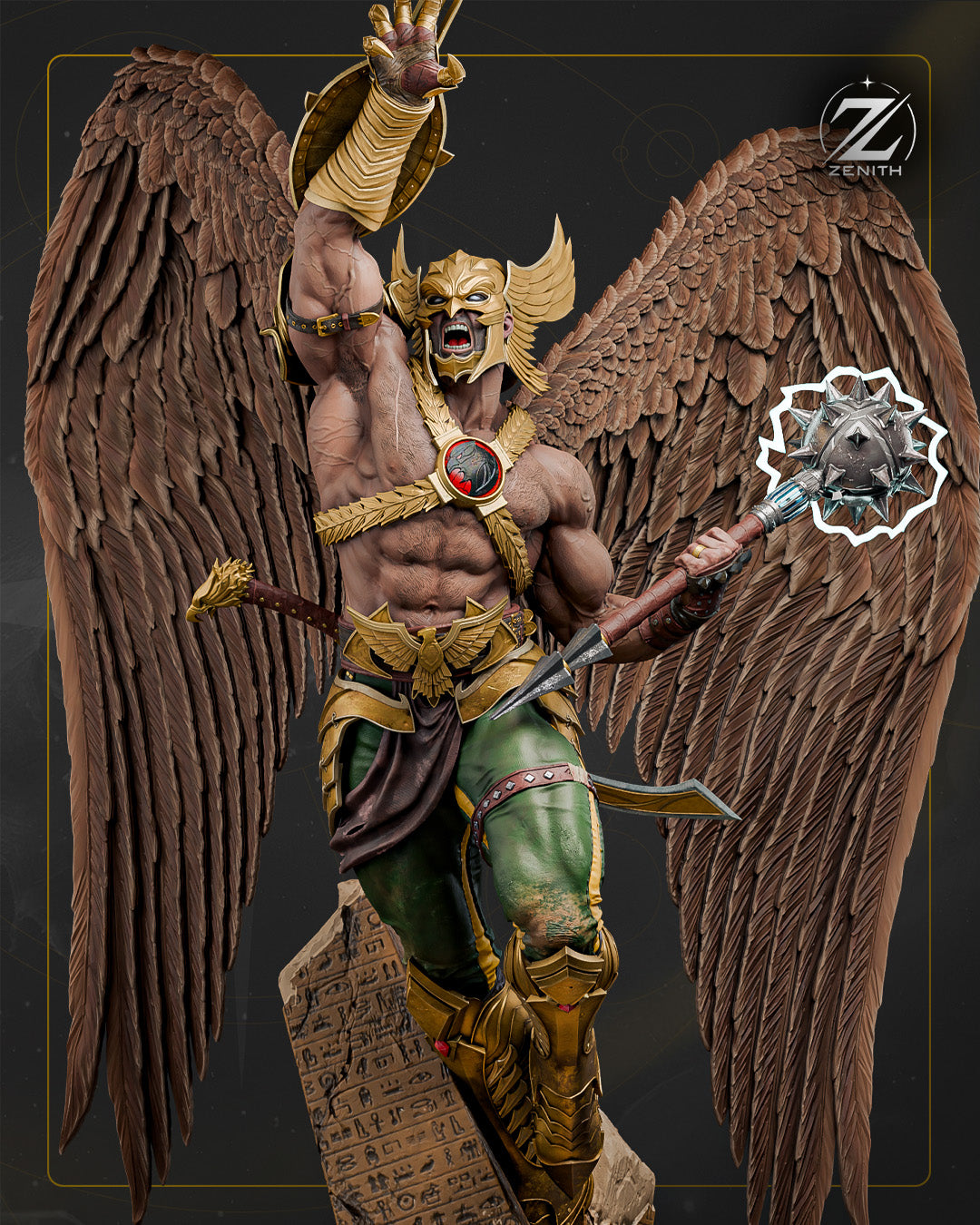 Hawkman Statue 3D-Printed Kit