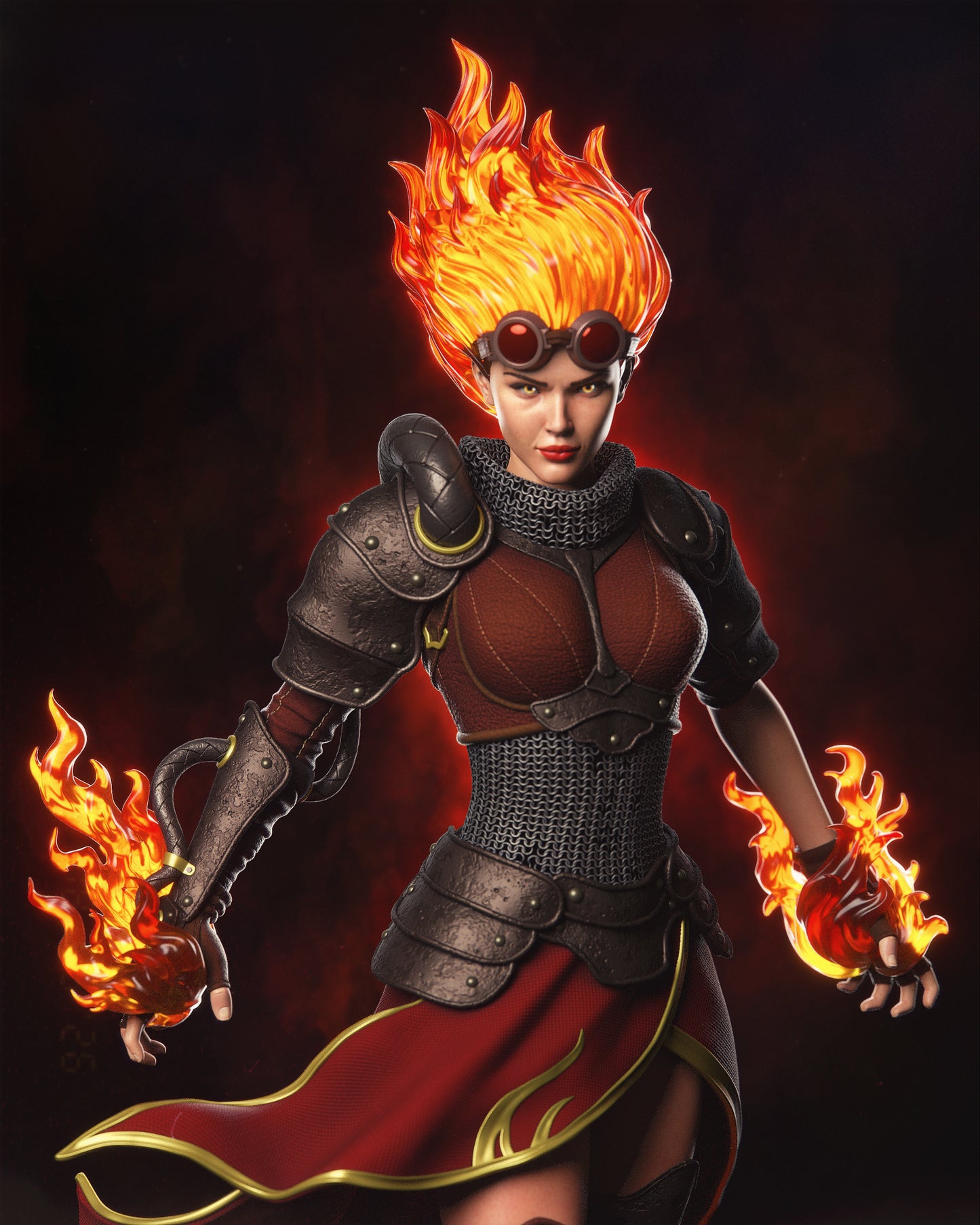 Chandra Statue 3D-Printed Kit