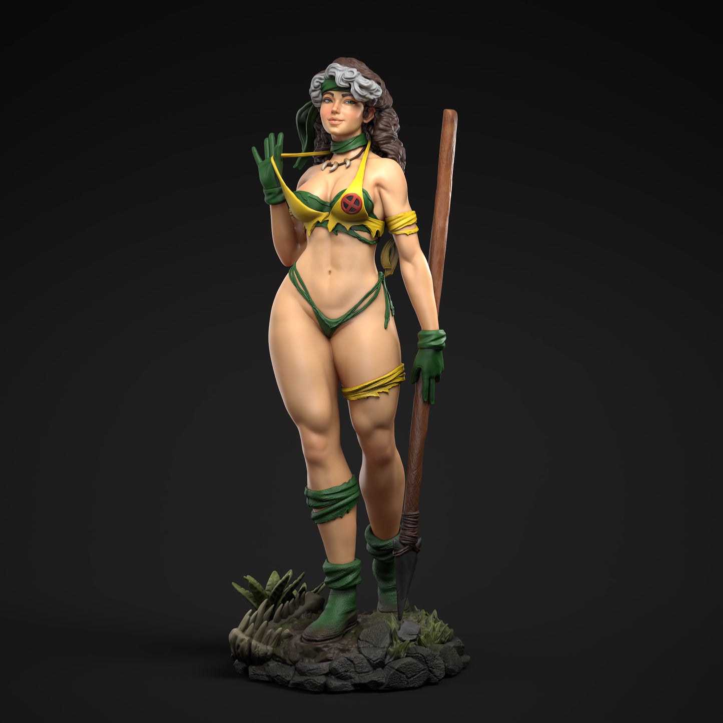 Rogue Savage Land Statue