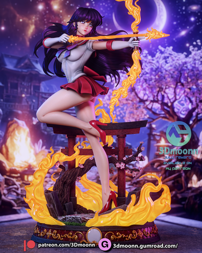Sailor Mars Statue 3D-Printed Kit