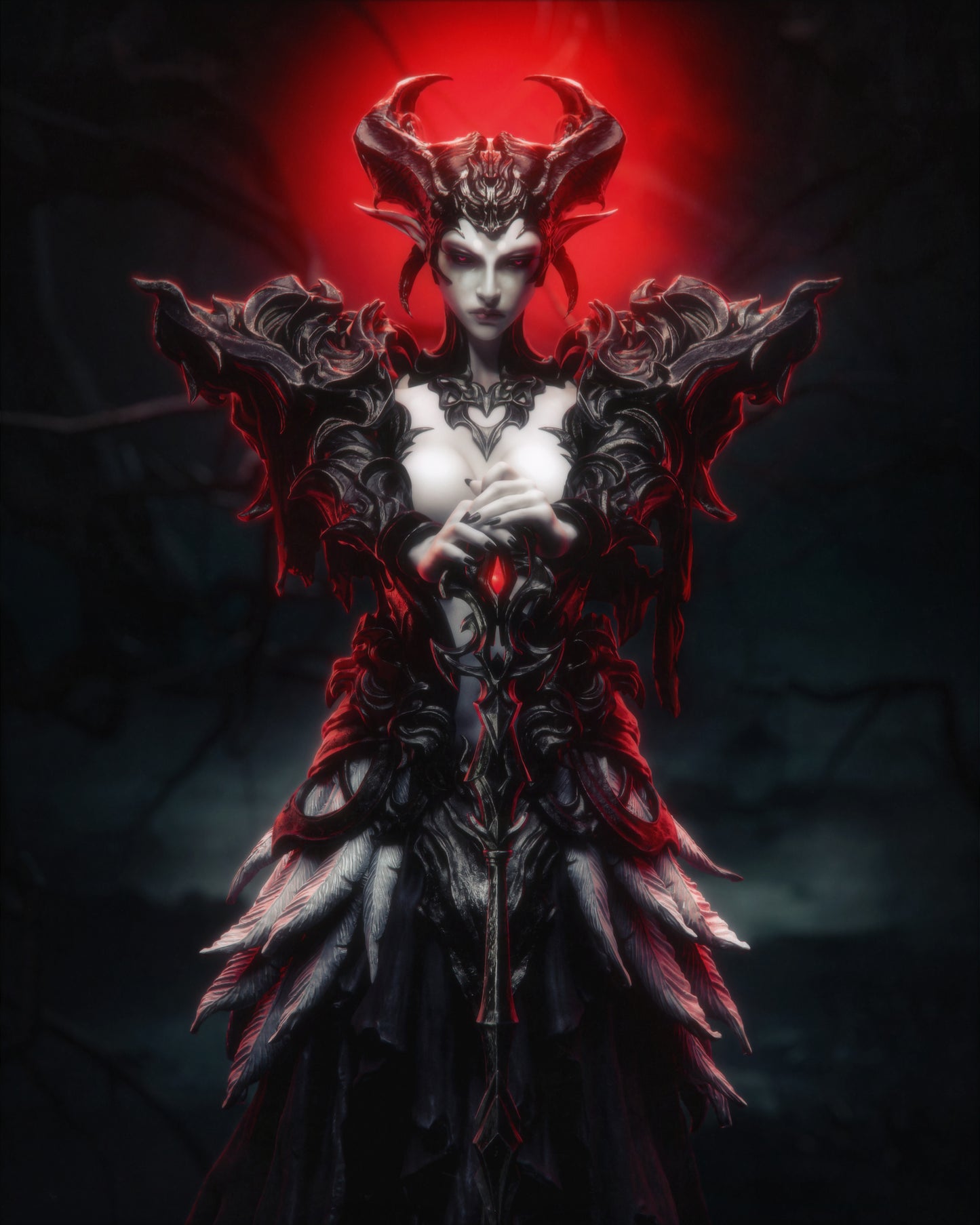 The Queen Of Ashen Vale Statue