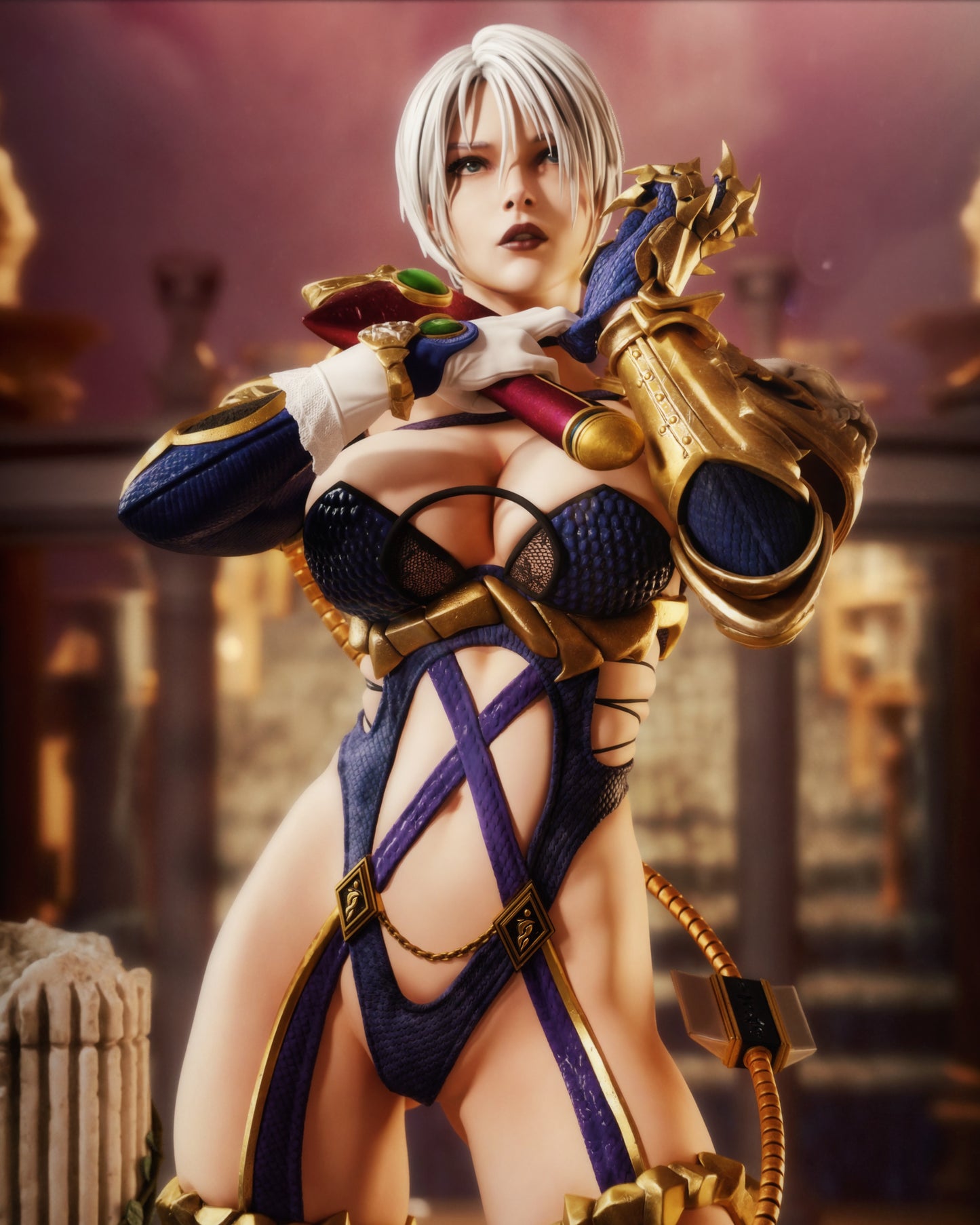 Ivy Valentine Statue 3D-Printed Kit