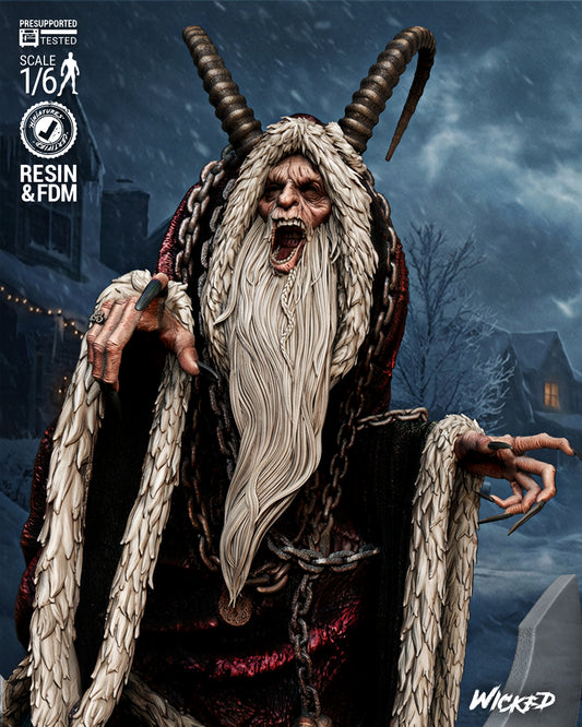 Krampus Statue 3D-Printed Kit