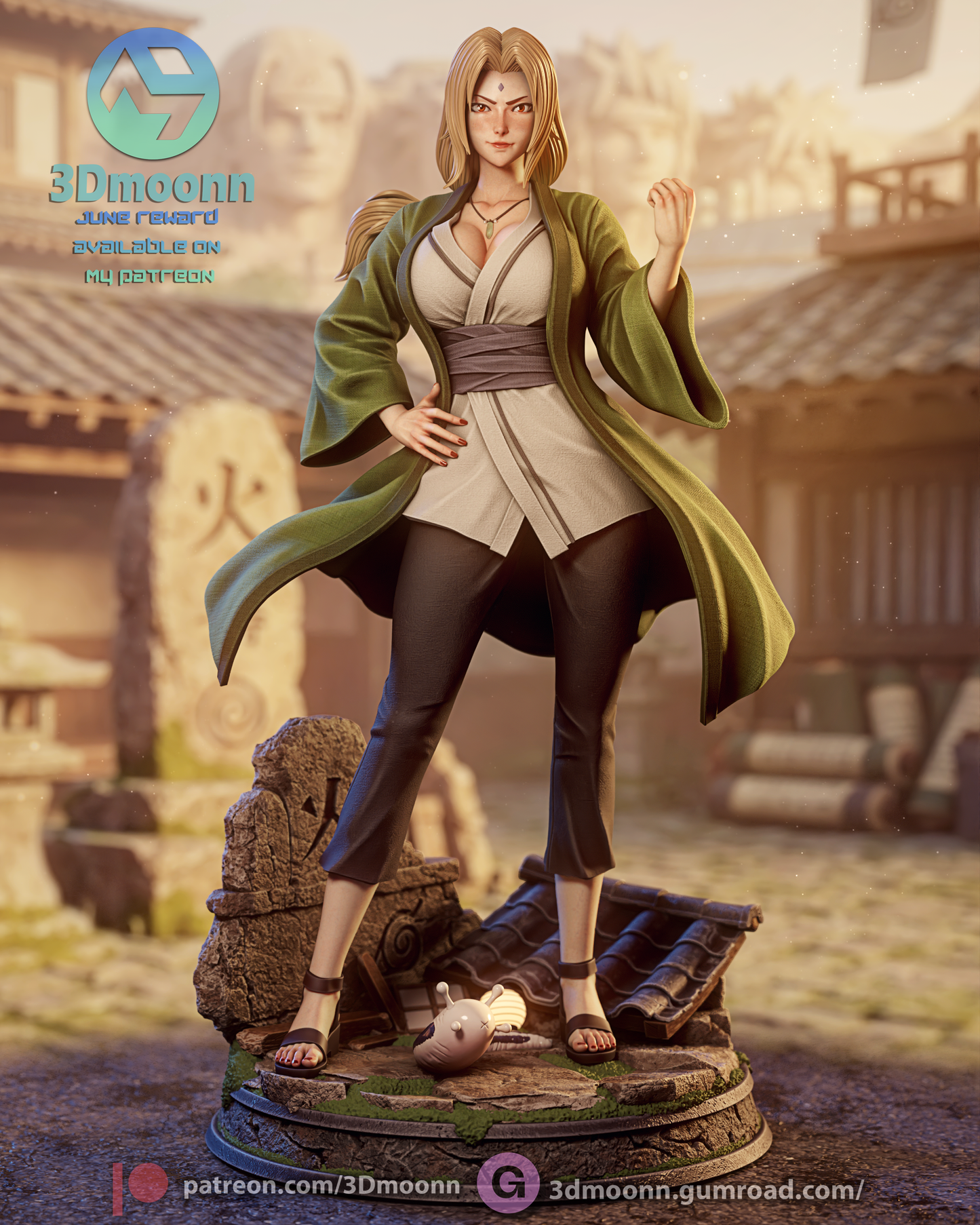 Tsunade Senju 3D-Printed Kit