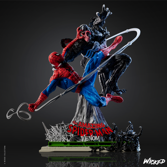 Venom and Spiderman V2 Diorama