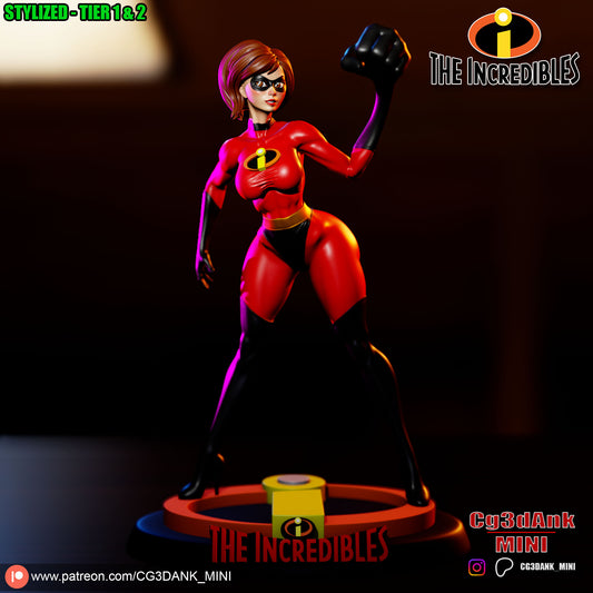 Elastigirl Statue