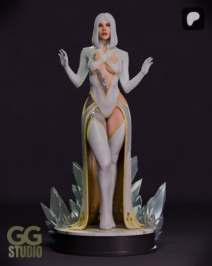 Emma Frost Hellfire Gala Statue 3D-Printed Kit