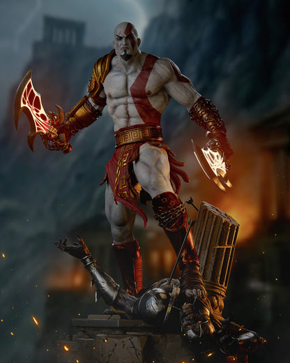 Kratos Statue 3D-Printed Kit