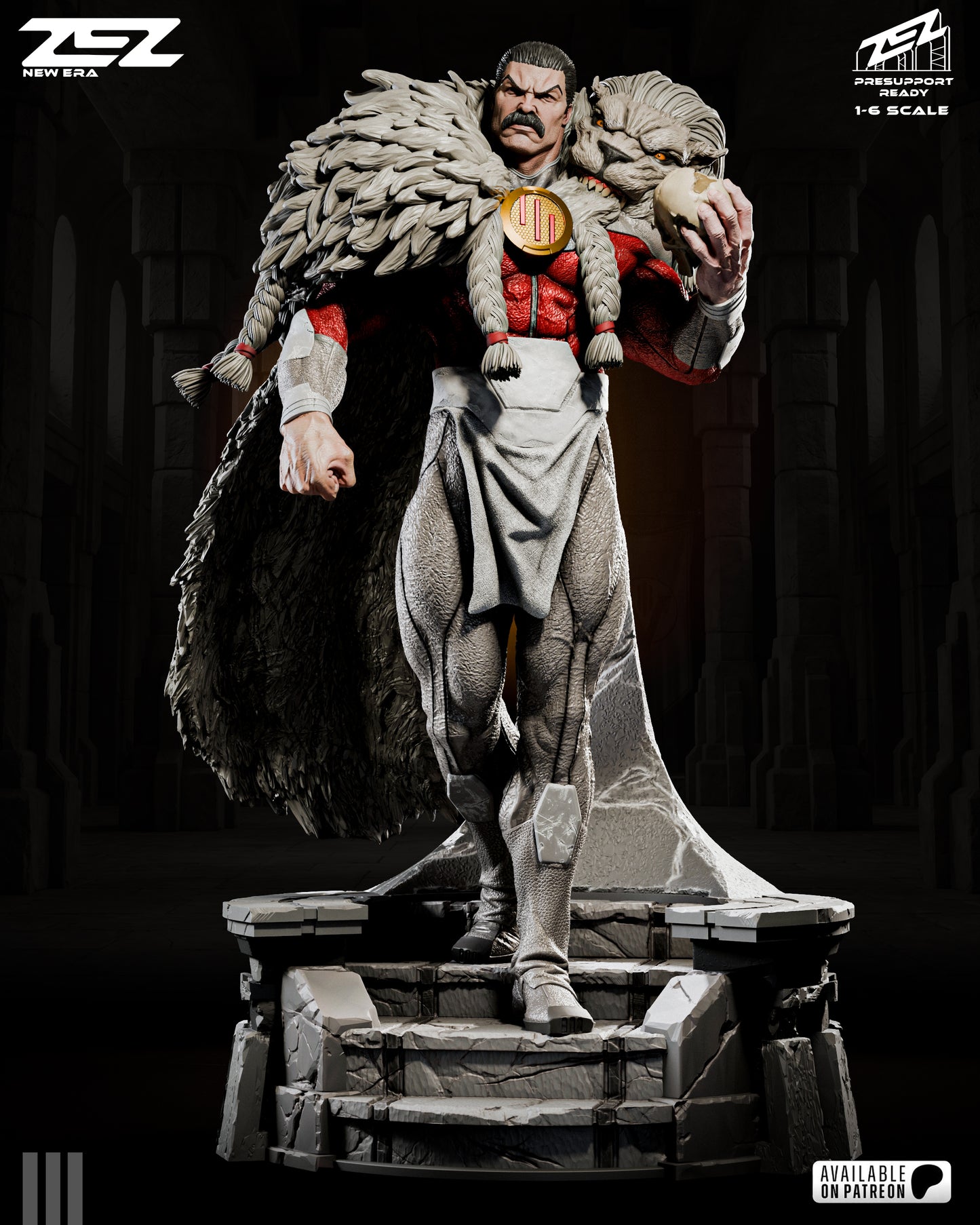 Thragg Statue 3D-Printed Kit