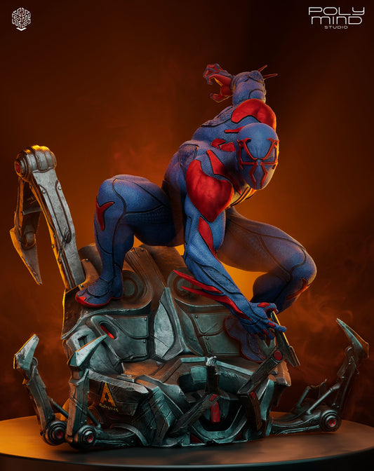 Spiderman 2099 Statue 3D-Printed Kit