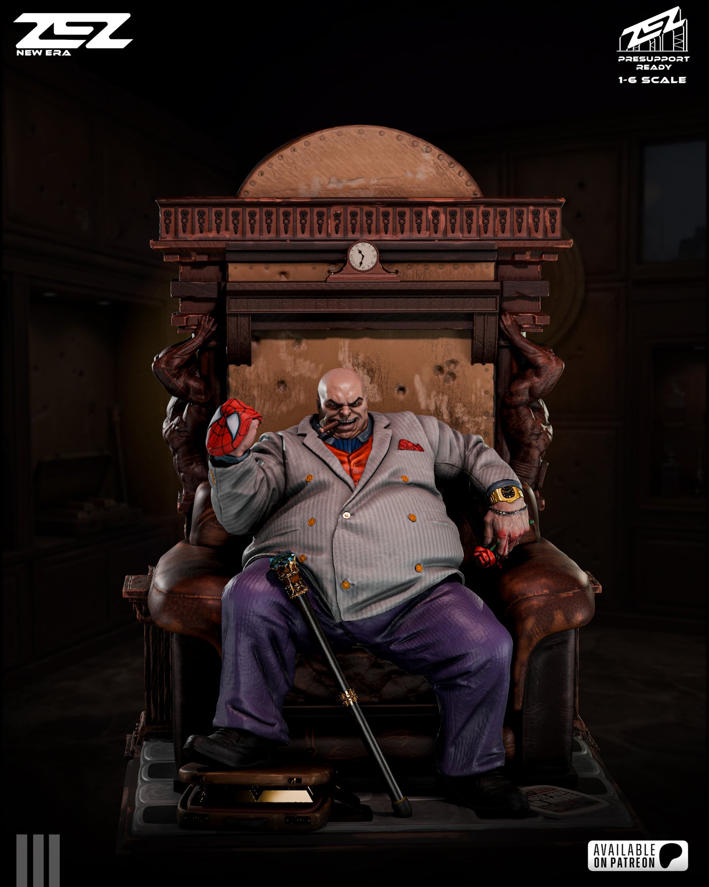 Kingpin Statue 3D-Printed Kit