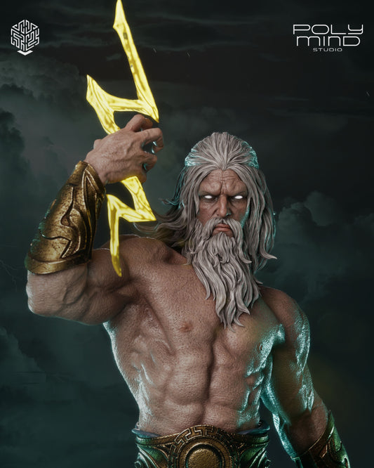 Zeus Statue 3D-Printed Kit