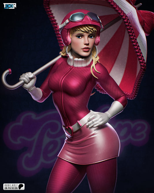 Penelope Pitstop Statue
