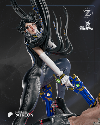 Bayonetta Statue 3D-Printed Kit