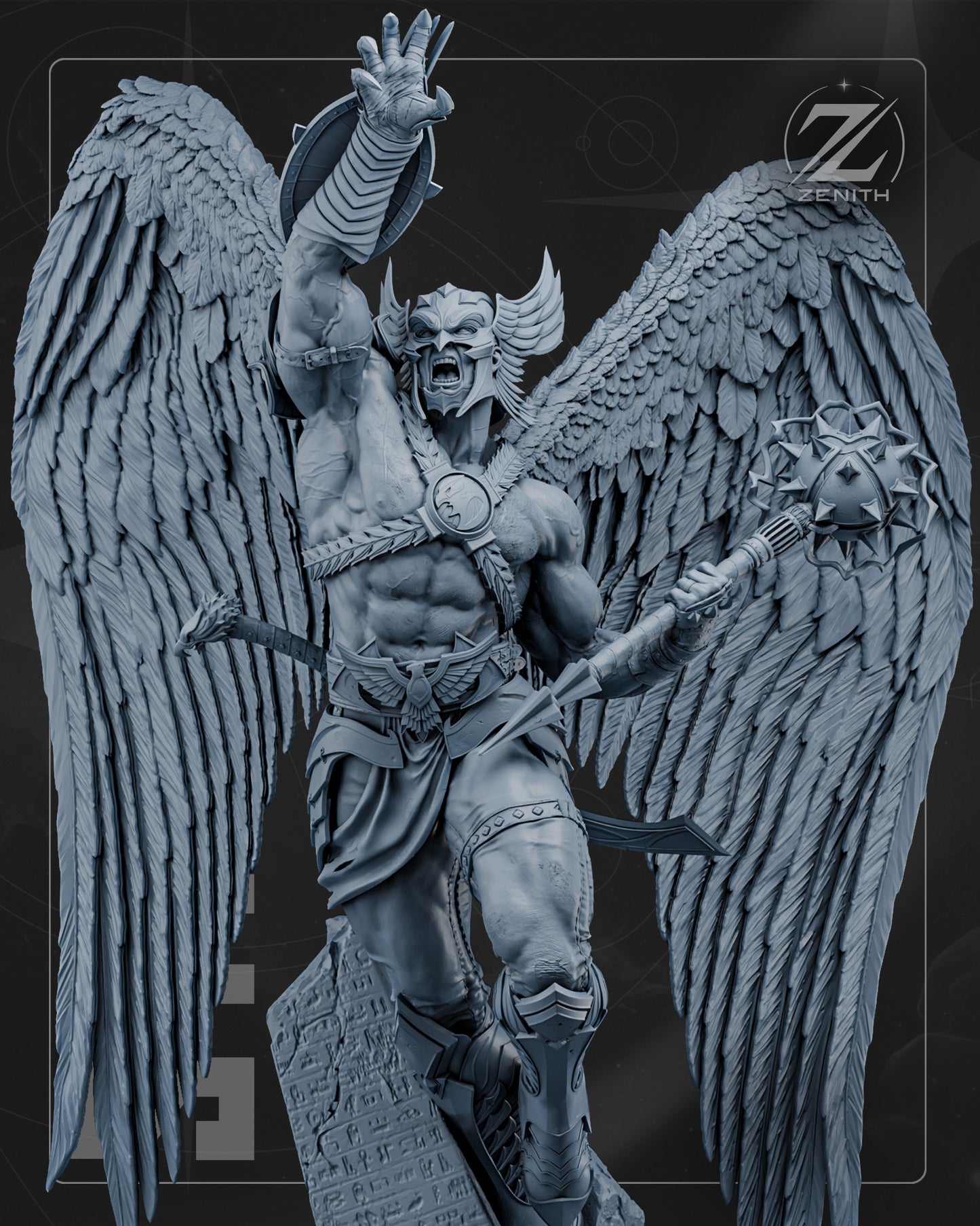 Hawkman Statue 3D-Printed Kit