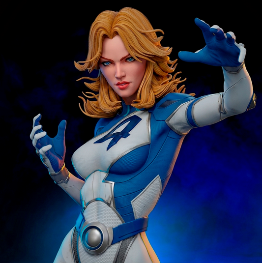Invisible Woman Statue 3D-Printed Kit
