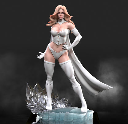 Emma Frost Matc3D Statue