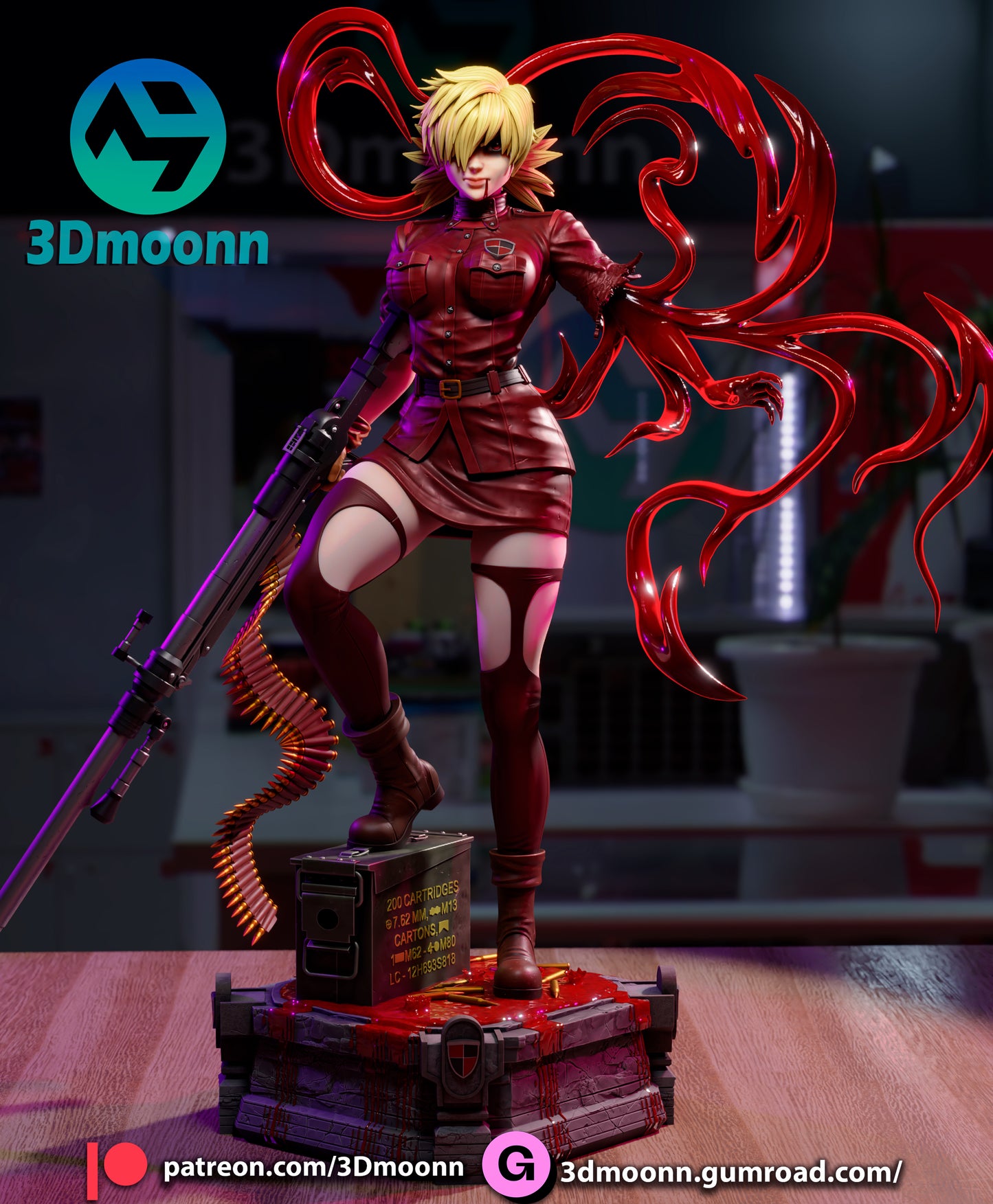 Seras Victoria - Hellsing Statue