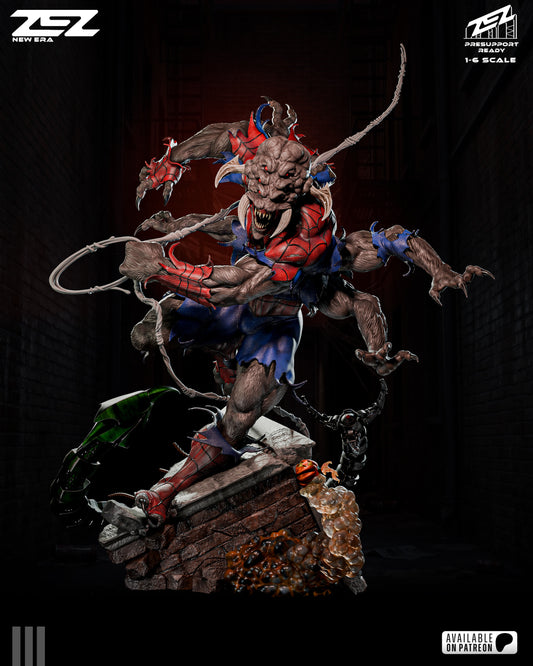 Man Spider Statue 3D-Printed Kit