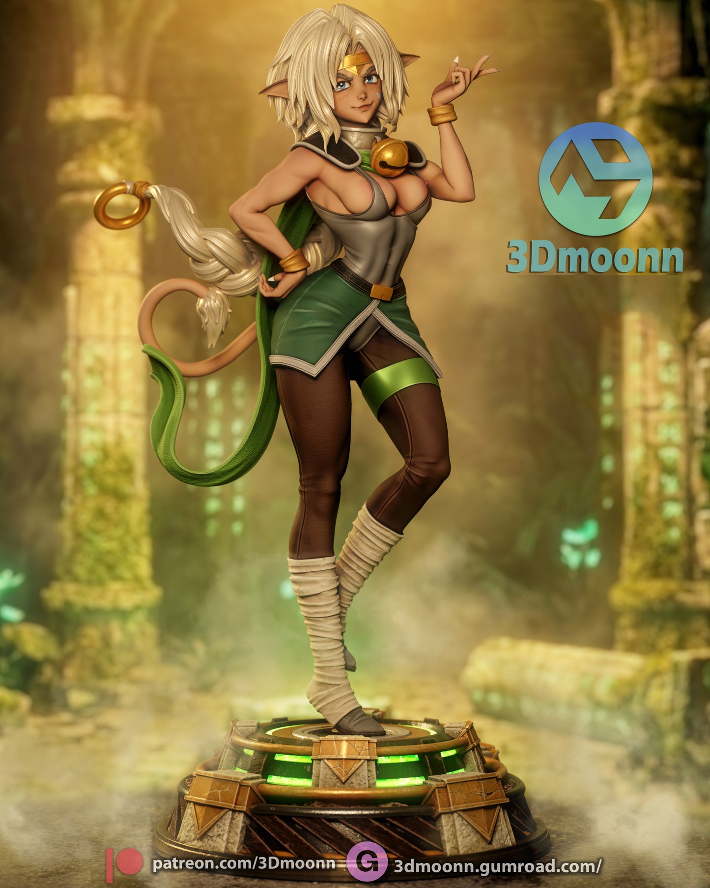 Aisha ClanClan Statue