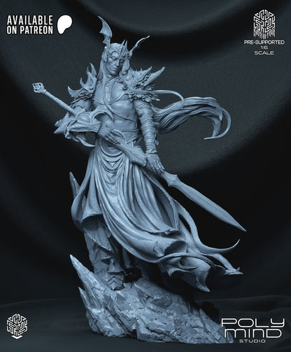 Elf King Statue 3D-Printed Kit