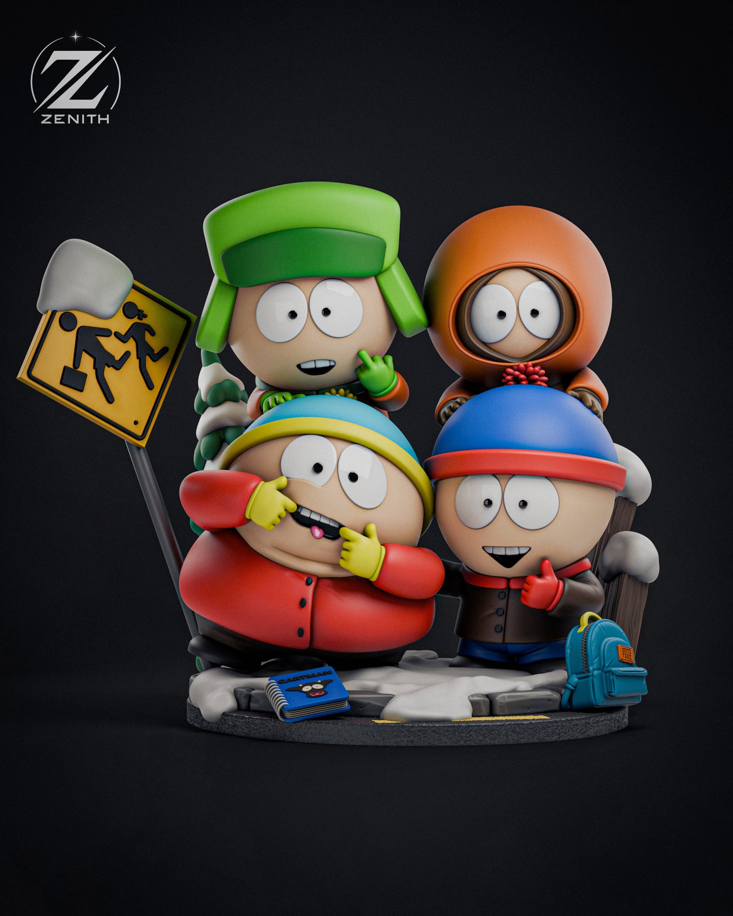 South Park Statue 3D-Printed Kit
