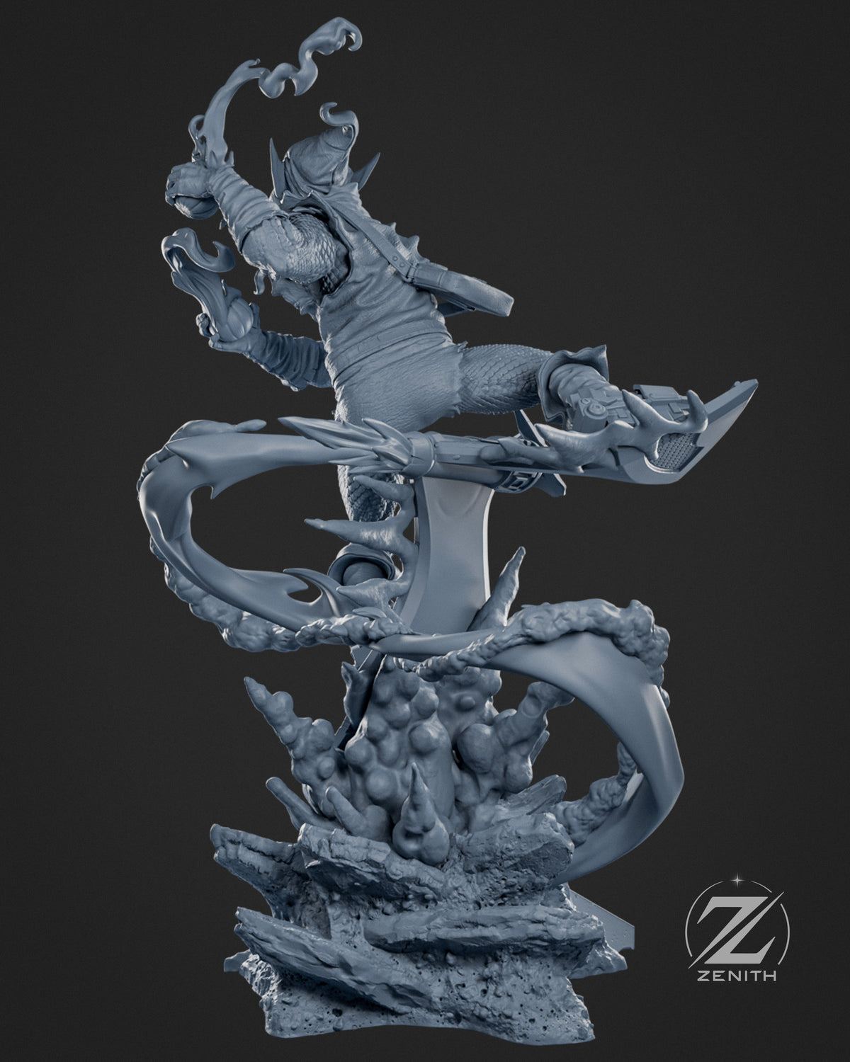 Green Goblin Statue 3D-Printed Kit