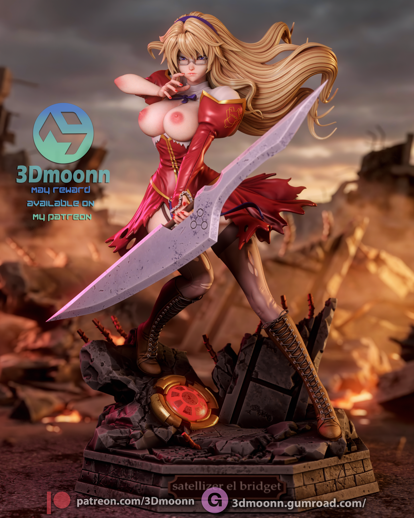 Satellizer L Bridget 3D-Printed Kit
