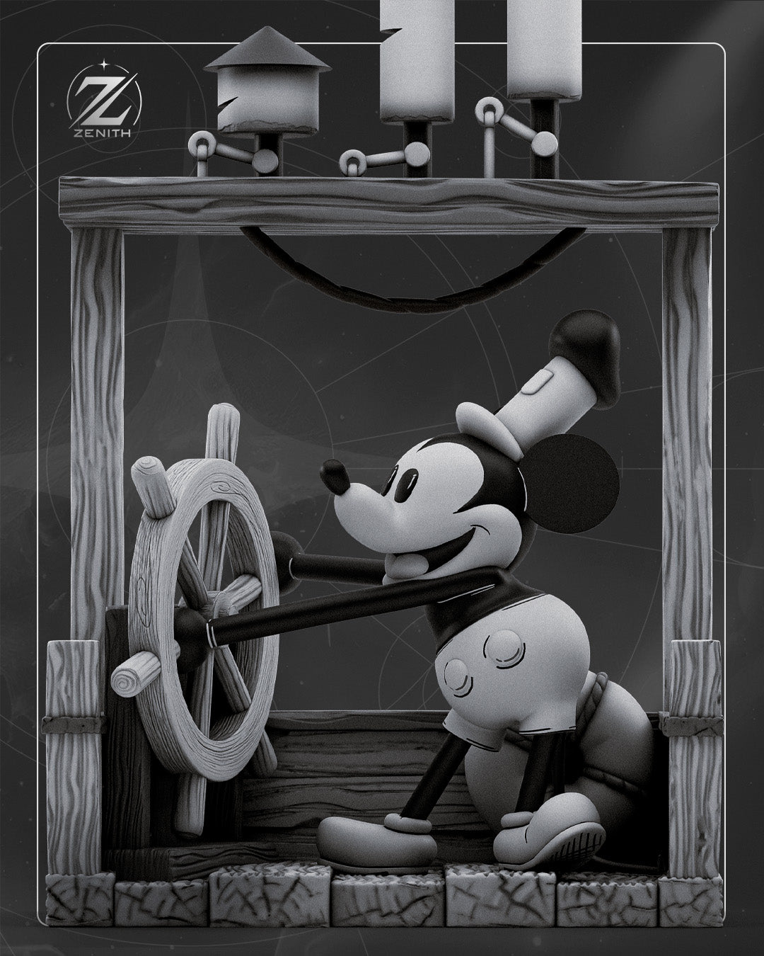 Mickey Statue 3D-Printed Kit