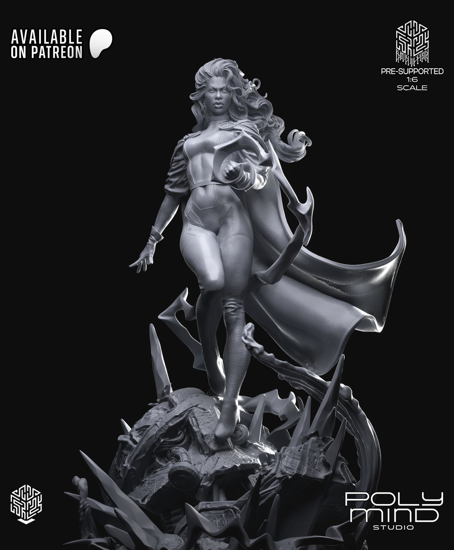 Storm Statue 3D-Printed Kit